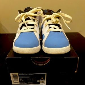 Toddler Jordan 6 UNC Size 8C